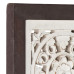 Panouri Perete Sculptate Manual, Maro Și Alb, 60X60X1,5 Cm, Mdf