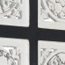 Panouri Perete Sculptate Manual, Negru/Alb, 40X40X1,5 Cm, Mdf