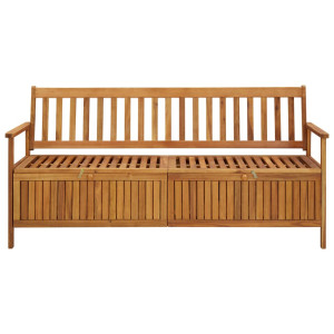 Bancă De Depozitare Grădină, 170 Cm, Lemn Masiv De Acacia