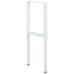 Cadre Banc Lucru Reglabile, 2 Buc., Gri, 55X(69-95,5) Cm, Metal