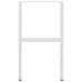 Cadre Banc Lucru Reglabile, 2 Buc., Gri, 55X(69-95,5) Cm, Metal
