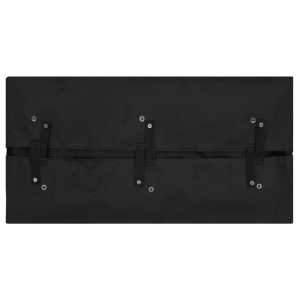 Căptușeală Cărucior Grădină, Negru, 81X41X40 Cm, Textil
