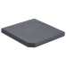 Placă De Greutate Umbrelă, Negru, Granit, 25 Kg, Pătrat