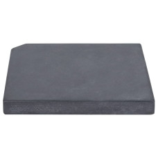 Placă De Greutate Umbrelă, Negru, Granit, 25 Kg, Pătrat