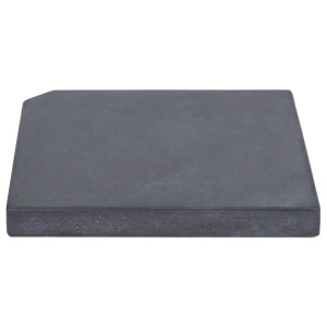 Placă De Greutate Umbrelă, Negru, Granit, 25 Kg, Pătrat