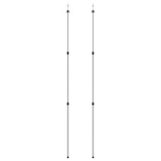 Stâlpi Telescopici Pentru Prelată, 2 Buc., 102-260 Cm, Aluminiu