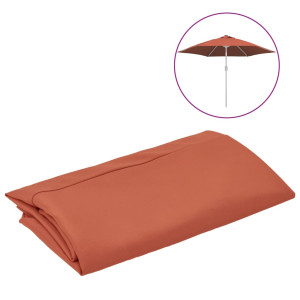Pânză De Schimb Umbrelă De Soare De Exterior Cărămiziu 300 Cm