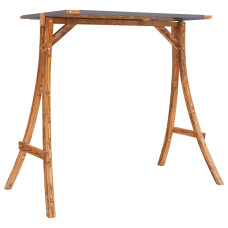 Cadru Balansoar Cu Acoperiș Antracit, Lemn Curbat Finisaj Tec Cadru Balansoar Cu Acoperiș Antracit, Lemn Curbat Finisaj Tec