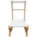 Pat De Exterior Cu Baldachin, Crem, 100X190X134 Cm, Lemn Masiv