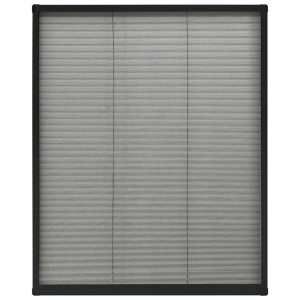 Ecran Insecte Pentru Ferestre, Antracit, 80X100 Cm, Aluminiu