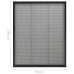 Ecran Insecte Pentru Ferestre, Antracit, 80X100 Cm, Aluminiu