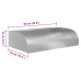 Cascadă Cu Led-Uri, 60X34X14 Cm, Oțel Inoxidabil 304
