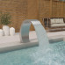 Fântână De Piscină Cu Led, 22X60X70 Cm, Oțel Inoxidabil 304
