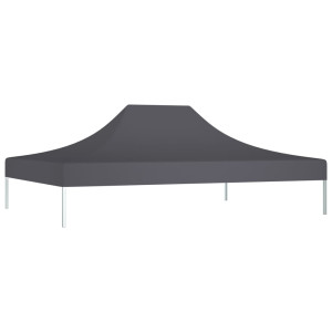 Acoperiș Cort De Petrecere, Antracit, 4,5 X 3 M, 270 G/M²