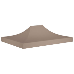 Acoperiș Cort De Petrecere, Gri Taupe, 4,5 X 3 M, 270 G/M²