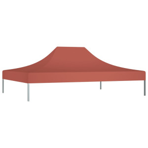 Acoperiș Cort De Petrecere, Cărămiziu, 4,5 X 3 M, 270 G/M²