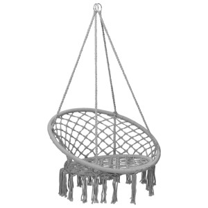 Scaun Balansoar Hamac, Gri, 80 Cm