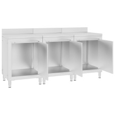 Dulap Blat De Lucru Comercial 180X60X96 Cm Oțel Inoxidabil