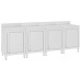 Dulap Comercial Blat De Lucru 240X60X96 Cm, Oțel Inoxidabil