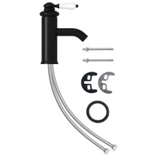 Robinet Chiuvetă De Baie, Negru, 130X180 Mm