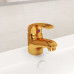 Baterie Mixer De Chiuvetă, Auriu, 13X10 Cm