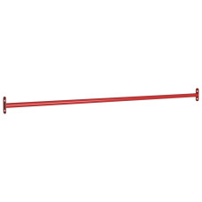 Bare De Rotire, 2 Piese, Roșu, 125 Cm, Oțel