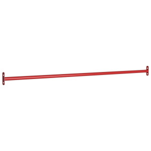 Bare De Rotire, 2 Piese, Roșu, 125 Cm, Oțel