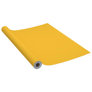Folie De Mobilier Autoadezivă Auriu Extralucios 500X90 Cm Pvc