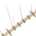 Set Bandă Cu Țepi Antipăsări Cu 2 Rânduri 20 Buc. Plastic 10 M