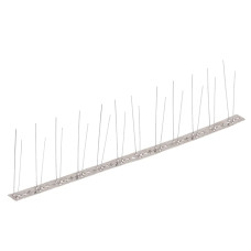 Set Bandă Cu Țepi Antipăsări Cu 2 Rânduri, 20 Buc., Oțel, 10 M