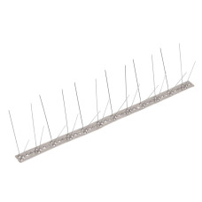 Set Bandă Cu Țepi Antipăsări Cu 4 Rânduri, 20 Buc., Oțel, 10 M