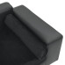 Canapea Câini, Gri Închis, 81X43X31 Cm, Pluș/Piele Ecologică