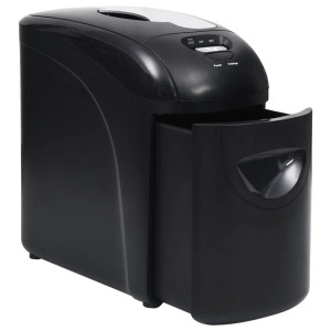 Tocător De Hârtie, 10 Coli, Tăietură Micro, Negru