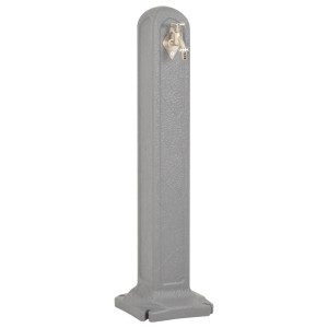 Rezervor De Grădină Cu Robinet, Aspect Piatră Gri Deschis