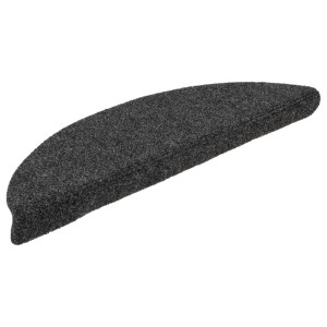 Covorașe Autoadezive Scări 10 Buc. Antracit 56X17X3Cm Perforate