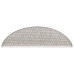 Covoraș Scări Autoadeziv Aspect Sisal 15 Buc. Platină 56X17X3Cm