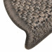 Covoraș Scări Autoadeziv 15 Buc Maro Bej 56X17X3Cm Aspect Sisal