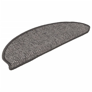 Covorașe Autoadezive De Scări 15 Buc. Maro Bej 65X21X4Cm Sisal
