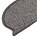 Covorașe Autoadezive De Scări 15 Buc. Maro Bej 65X21X4Cm Sisal