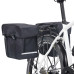 Geantă De Bicicletă Dublă Pentru Suport Coș, Negru, 35 L