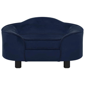 Canapea Pentru Câini, Albastru, 67X47X36 Cm, Pluș