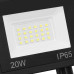 Proiector Led Cu Senzor, 20 W, Alb Cald