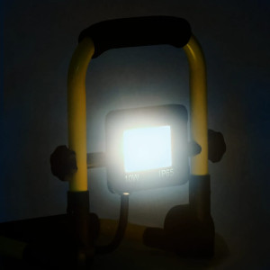 Proiector Cu Led Și Mâner, Alb Rece, 10 W