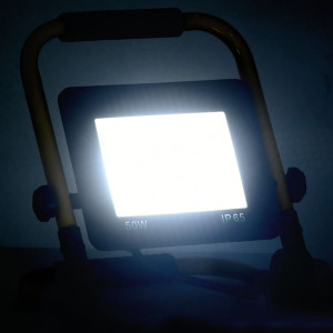 Proiector Cu Led Și Mâner, Alb Rece, 50 W