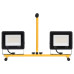 Proiector Cu Led Și Mâner, 2X50 W, Alb Cald