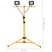 Proiector Cu Led Și Trepied, 2X20 W, Alb Rece