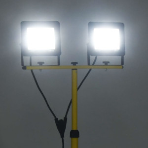 Proiector Cu Led Și Trepied, 2X100 W, Alb Rece