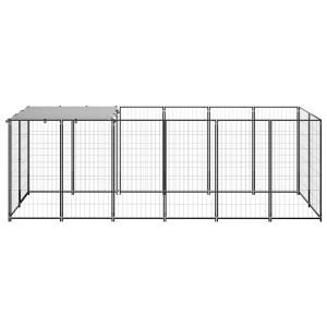 Padoc Pentru Câini, Negru, 330X110X110 Cm, Oțel