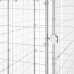 Padoc Câini De Exterior Cu Acoperiș 110X220X180 Cm Oțel Zincat