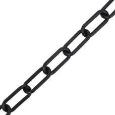 Lanț De Avertizare, Negru, 30 M, Ø4 Mm, Plastic